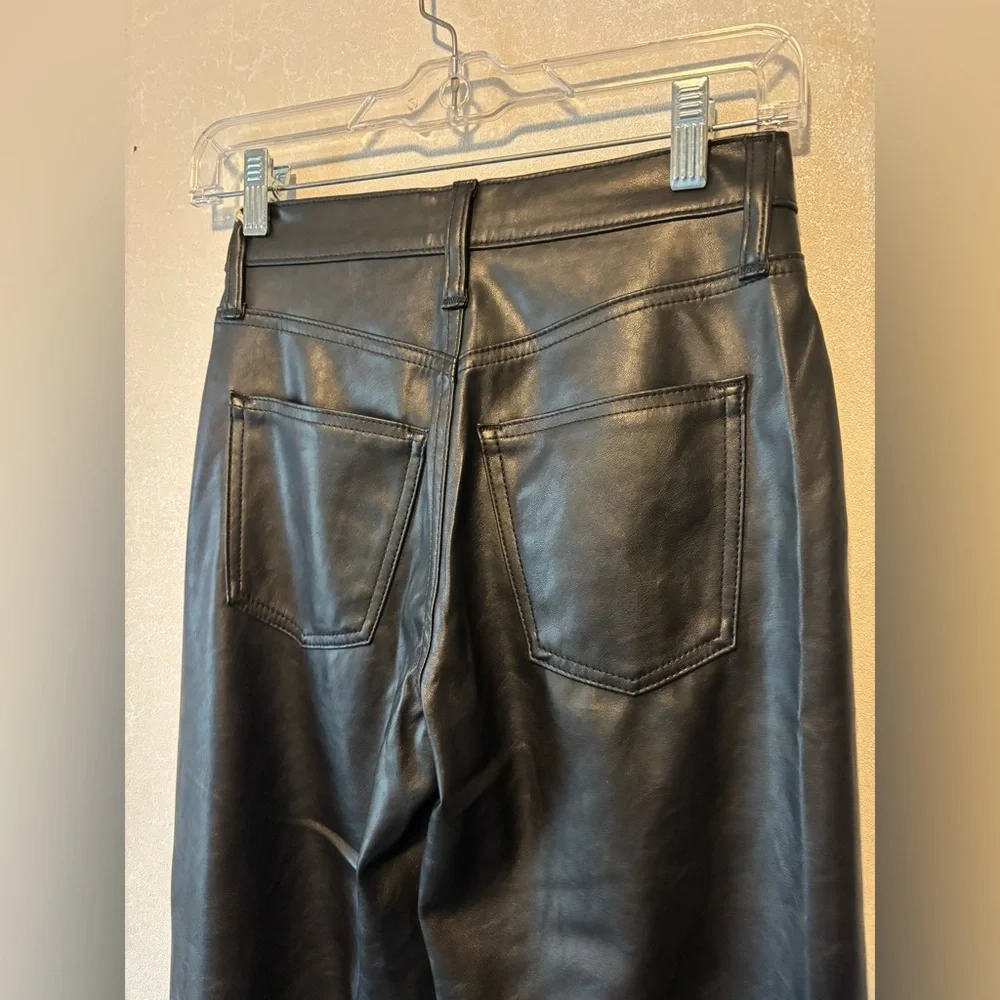 Universal Thread | Black Faux Leather Pants | 25x29 - Picture 7 of 7